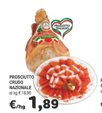 Crai PROSCIUTTO CRUDO NAZIONALE offerta