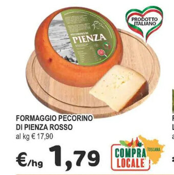 Crai FORMAGGIO PECORINO DI PIENZA ROSSO offerta