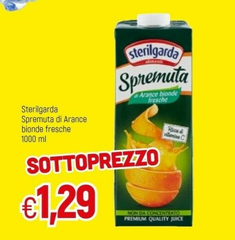 Famila Sterilgarda Spremuta Di Arance Bionde Fresche offerta
