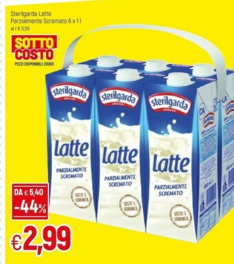 Famila Sterilgarda Latte Parzialmente Scremato offerta