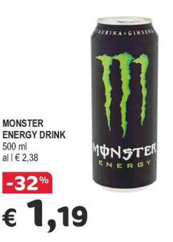 Crai MONSTER ENERGY DRINK 500 ml offerta
