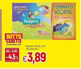 Famila Pampers Sole&luna offerta