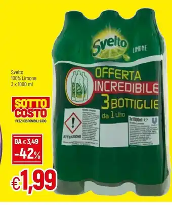 Famila Svelto 100% Limone offerta
