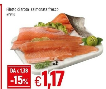 Famila Filetto Di Trota Salmonata Fresco offerta