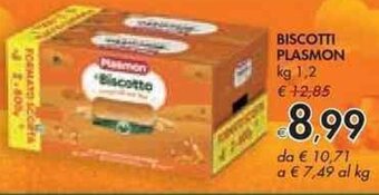 Bennet BISCOTTI PLASMON kg 1,2 offerta