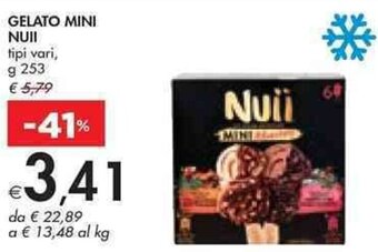 Bennet GELATO MINI NUII tipi vari, g 253 offerta