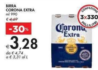 Bennet BIRRA CORONA EXTRA ml 990 offerta