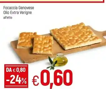 Famila Focaccia Genovese Olio Extra Verigne offerta