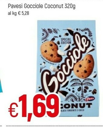 Famila Pavesi Gocciole Coconut 320 G(ml) offerta