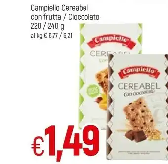 Famila Campiello - Cereabel Con Cioccolato 240 G(ml) offerta