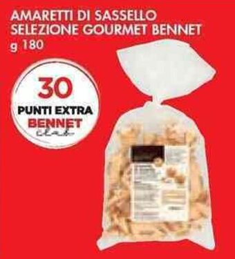 Bennet AMARETTI DI SASSELLO SELEZIONE GOURMET BENNET g 180 offerta