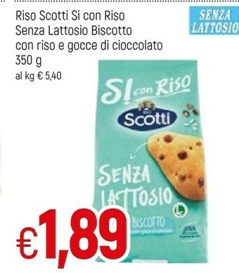 Famila Scotti Si Con Riso Senza Lattosio Senza Lattosio Biscotto offerta