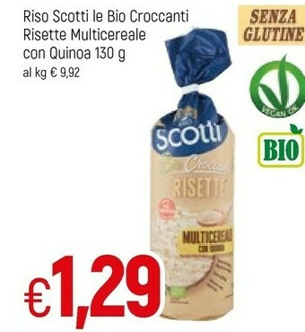 Famila Scotti Riso Bio Croccanti Risette Multicereale offerta