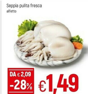 Famila Seppia Pulita Fresca offerta