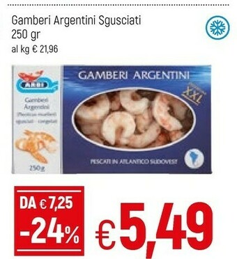 Famila Arbi Gamberi Argentini Sgusciati offerta