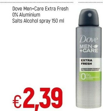 Famila Dove Men+Care Extra Fresh Spray Uomini Deodorante Spray 150ml offerta