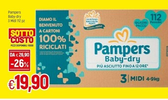 Famila Pampers Baby-dry offerta