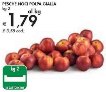 Bennet PESCHE NOCI POLPA GIALLA kg 2 offerta