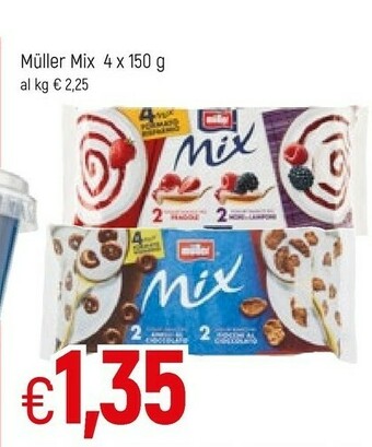 Famila Muller Mix Yogurt Bianco Più Ciliegie 150 G(ml) offerta