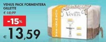 Bennet VENUS PACK FORMENTERA GILLETTE offerta