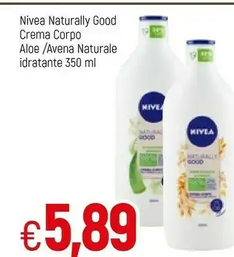 Famila Nivea Naturally Good Crema Corpo Aloe 350 Ml offerta