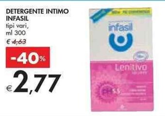 Bennet DETERGENTE INTIMO INFASIL tipi vari, ml 300 offerta