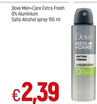 Famila Dove Men+Care Extra Fresh Spray Uomini Deodorante Spray 150ml offerta