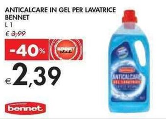 Bennet ANTICALCARE IN GEL PER LAVATRICE BENNET L1 offerta