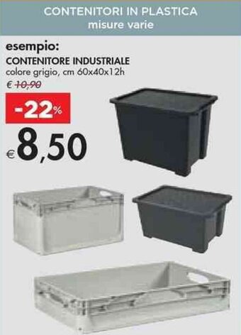 Bennet CONTENITORI IN PLASTICA cm 60x40x12h offerta