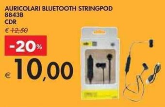 Bennet AURICOLARI BLUETOOTH STRINGPOD 8843B CDR offerta