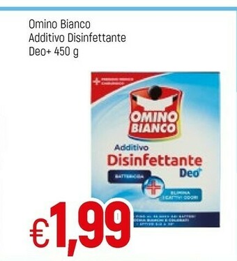 Omino Bianco Additivo Disinfettante Deo+ 450 G