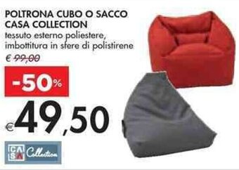 Bennet POLTRONA CUBO O SACCO CASA COLLECTION offerta