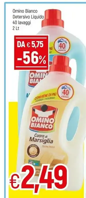 Famila Omino Bianco Detersivo Liquido 2000 Ml offerta