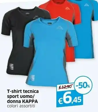 Kappa T-shirt Tecnica Sport Unisex