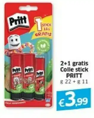 Famila Pritt Colle Stick 2+1 Gratis offerta