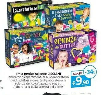 Lisciani I'm A Genius Laboratorio Dei Fluidi Schifosi E Divertenti