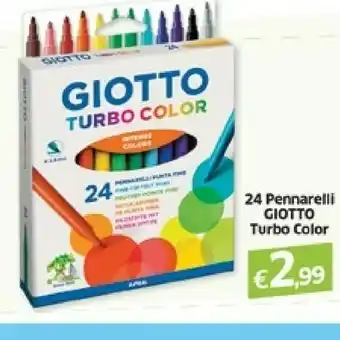 Famila FILA Astuccio 24 Giotto Turbo Color - Diametro Punta 2,8Mm offerta