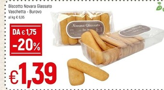 Famila Novara Glassato Biscotto Vaschetta offerta