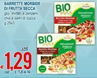 MD Discount Oliviero Barretta Morbida Frutta Secca, Goji, Mirtillo E Zenzero 75 G(ml) offerta