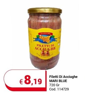 Centro Cash Filetti Di Acciughe MARI BLUE 720 Gr offerta