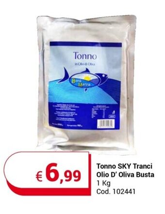 Centro Cash Tonno SKY Tranci Olio D' Oliva Busta 1 kg offerta