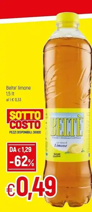 Famila Beltè The offerta