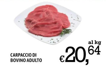 A&O CARPACCIO DI BOVINO ADULTO offerta