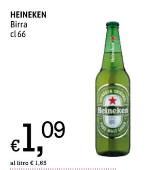 A&O HEINEKEN Birra cl 66 offerta