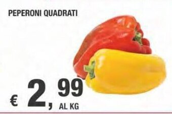 Crai PEPERONI QUADRATI offerta