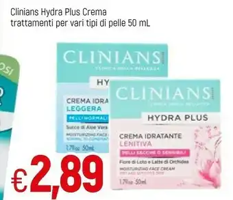 Famila Clinians Crema viso offerta