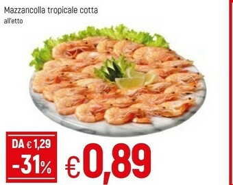 Famila Mazzancolla Tropicale Cotta offerta