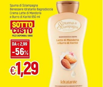 Famila Spuma di Sciampagna Bagnoschiuma offerta