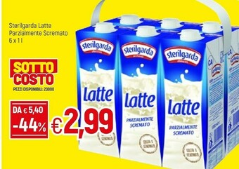 Famila Sterilgarda Latte parzialmente scremato offerta