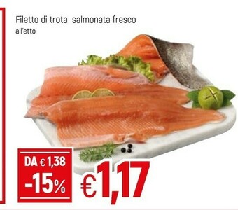 Famila Filetto Di Trota Salmonata Fresco offerta